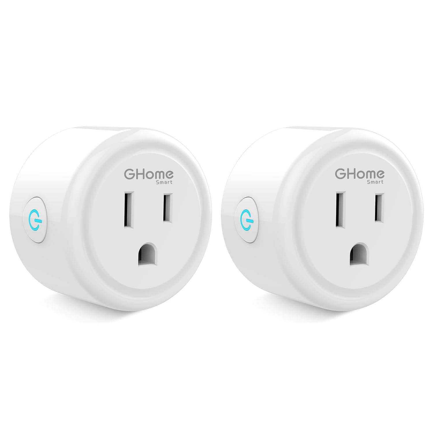 Smart Plug Mini, WiFi Smart Outlet Plug Works with Alexa and Google Home, Timer Outlet with APP Control, Smart Plugs Only Supports 2.4GHz Network, No Hub Required, ETL FCC Listed, White