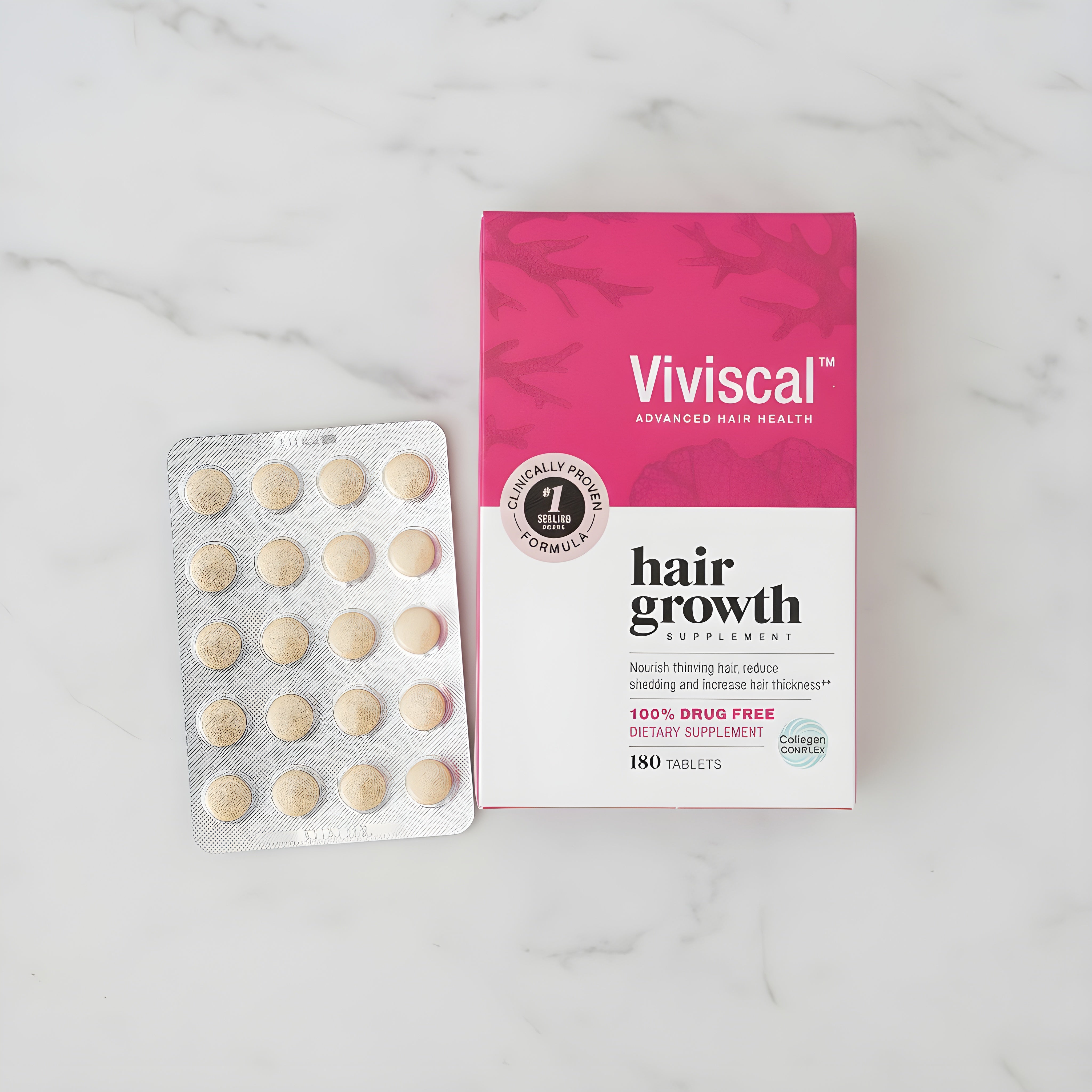 Viviscal Professional Hair Growth Supplement for Women – 180 Tablets